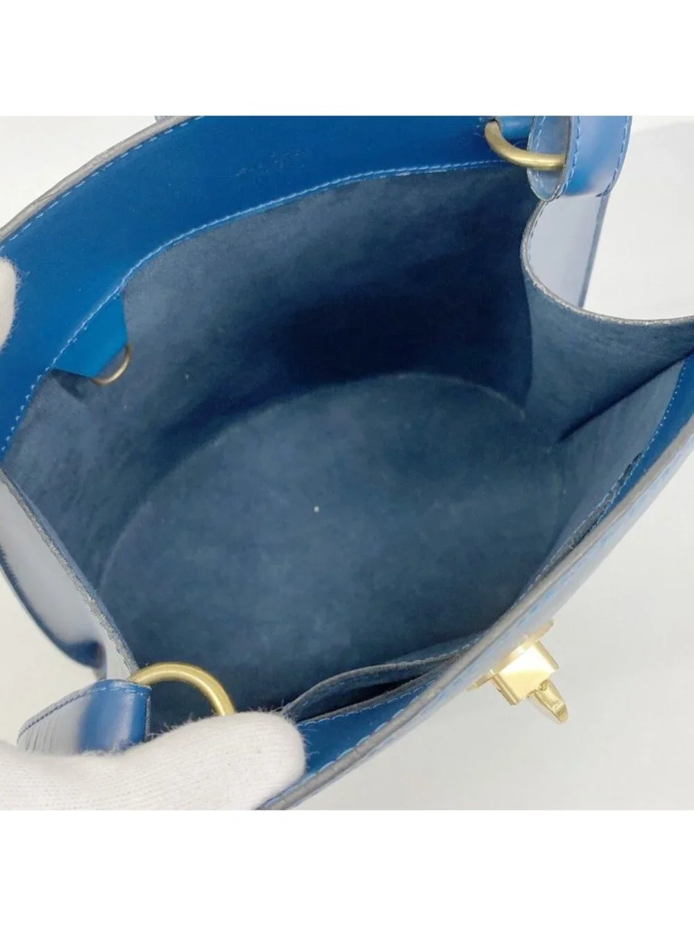 Louis Vuitton Shoulder Bag Epi Cluny Toledo Blue